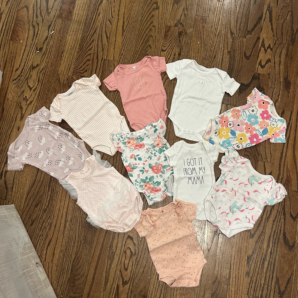 Assorted Baby Onesies Set